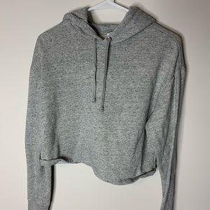 Crop gray sweatshirt